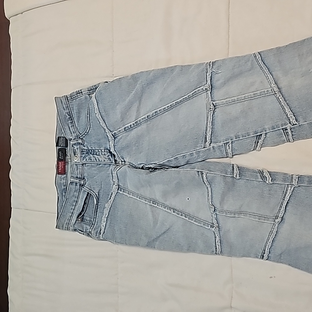 Light wash jeans